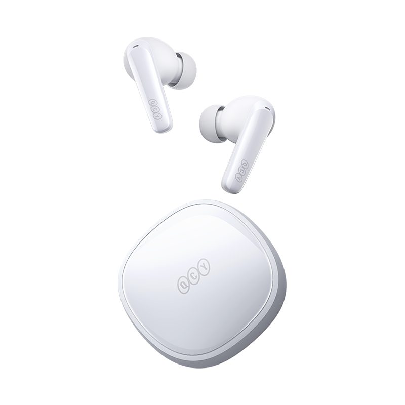 QCY T13X TWS White - 30 hour battery - True Wireless  in-ear earbuds - Quick Charge 380mAh - QCY 2.40.01.01.049