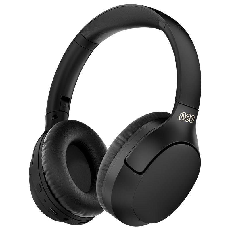 QCY H2 PRO Headset Black V5.3 Bluetooth ENC Call Noise Cancelling Headphones 60h Multipoint Connect - QCY 2.40.01.01.055