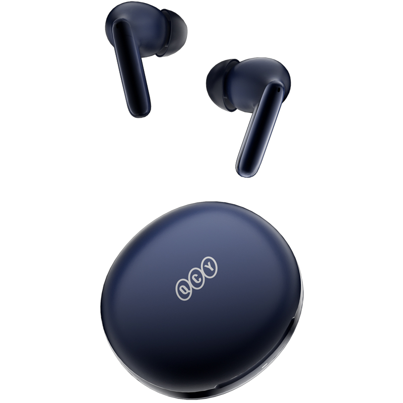 QCY T13 ANC 2 Blue - TWS 28dB active noise canceling 10mm drivers, BT 5.3 30 hours True Wireless - QCY 2.40.01.01.062