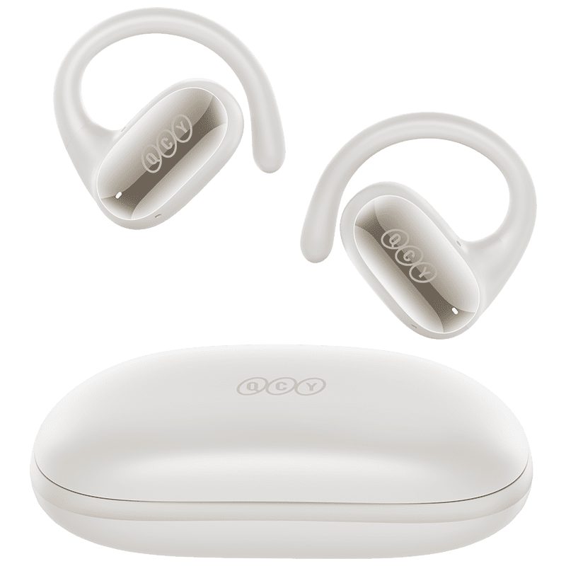 QCY Crossky GTR 2 White Open Ear Wireless Headphones Sports Headset Air Conduction TWS ENC Call IPX5 - QCY 2.40.01.01.076