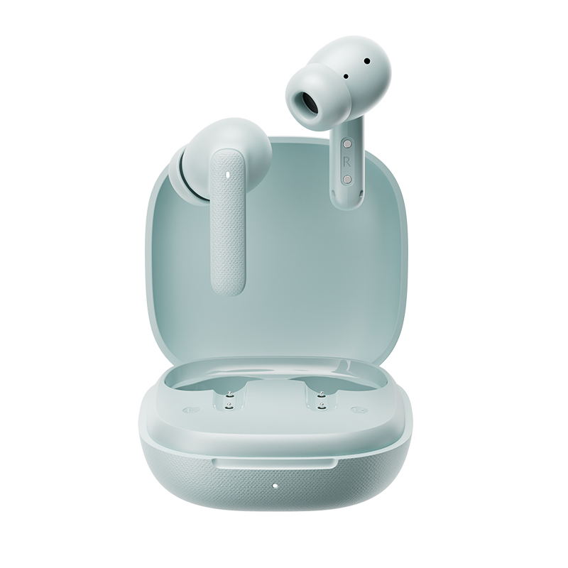 QCY Buds Blue (QT43) - Noise Reduction Clear Calls TWS Earbuds 35h, 10mm dynamic drivers - QCY 2.40.01.01.107