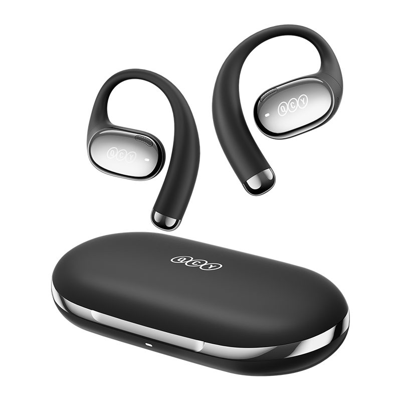 QCY Crossky R70 Black (CT-02) Open Ear Wireless Headphones BT 6.0 SBC/AAC/LDAC 52 hours Hi-Res Audio - QCY 2.40.01.01.130