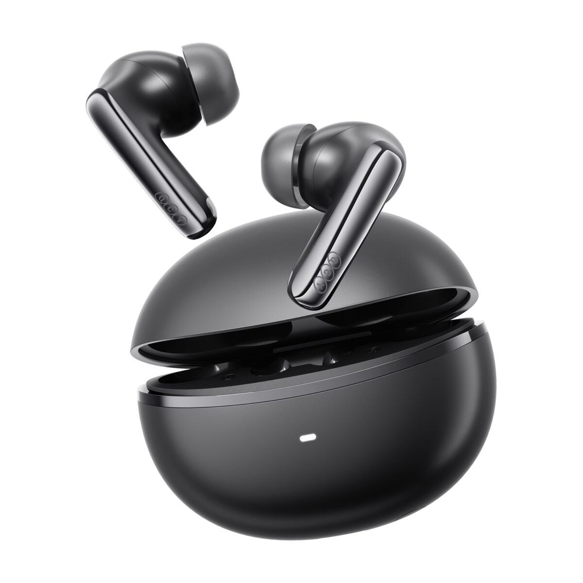 QCY Melobuds N70i ANC Black - 56db ANC TWS Hi-Res Earbuds LDAC BT 6.0 IPX5 Wireless charge 50h - QCY 2.40.01.01.156