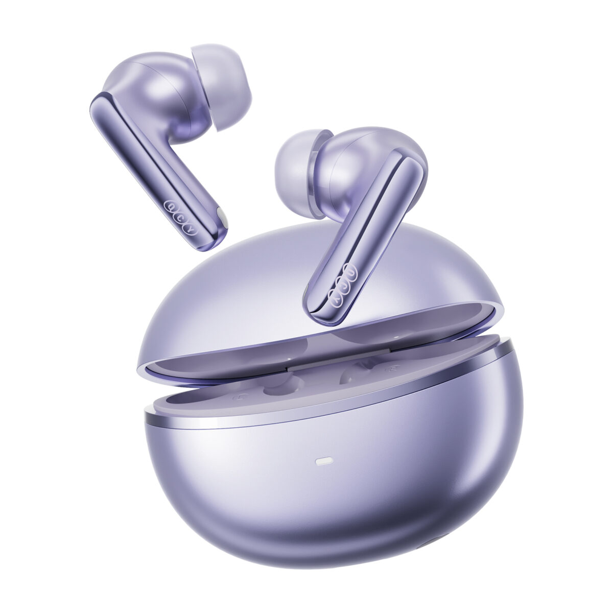 QCY Melobuds N70i ANC Purple - 56db ANC TWS Hi-Res Earbuds LDAC BT 6.0 IPX5 Wireless charge 50h - QCY 2.40.01.01.158