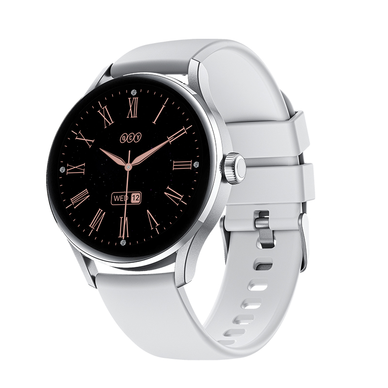 QCY Watch Elite S11 Grey - Small metal 1,19" AMODEL Fashion BT Call IPX8 Waterproof 7Day always on - QCY 2.40.01.03.012