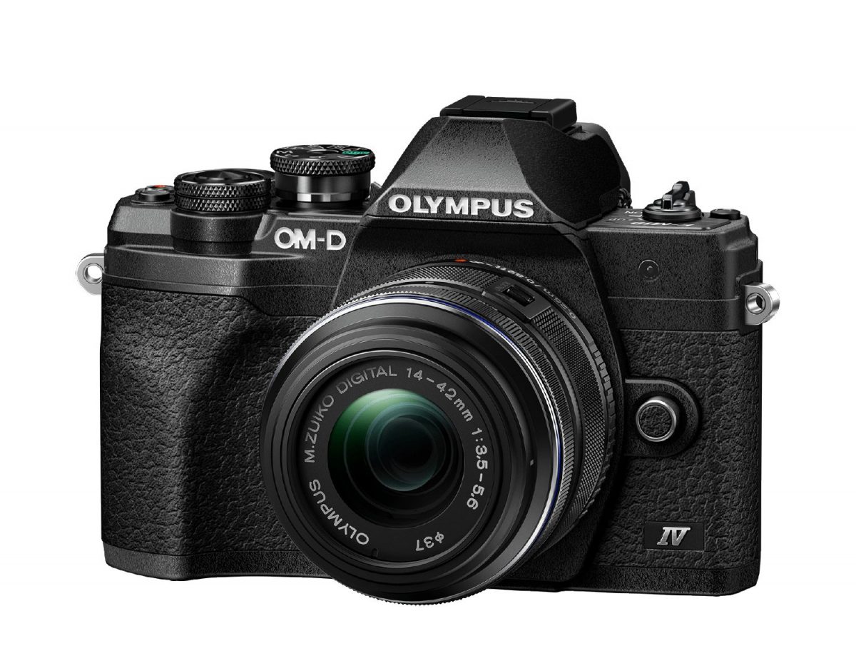 Olympus E-M10 IV Camera 1442 EZ Pancake Kit blk/blk, M.Zuiko Digital ED 14-42mm F3.5-5.6 EZ black - Olympus 9.01.03.03.140